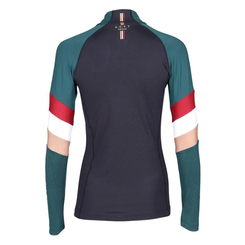 Aubrion Team Long Sleeve Base Layer in Black-1